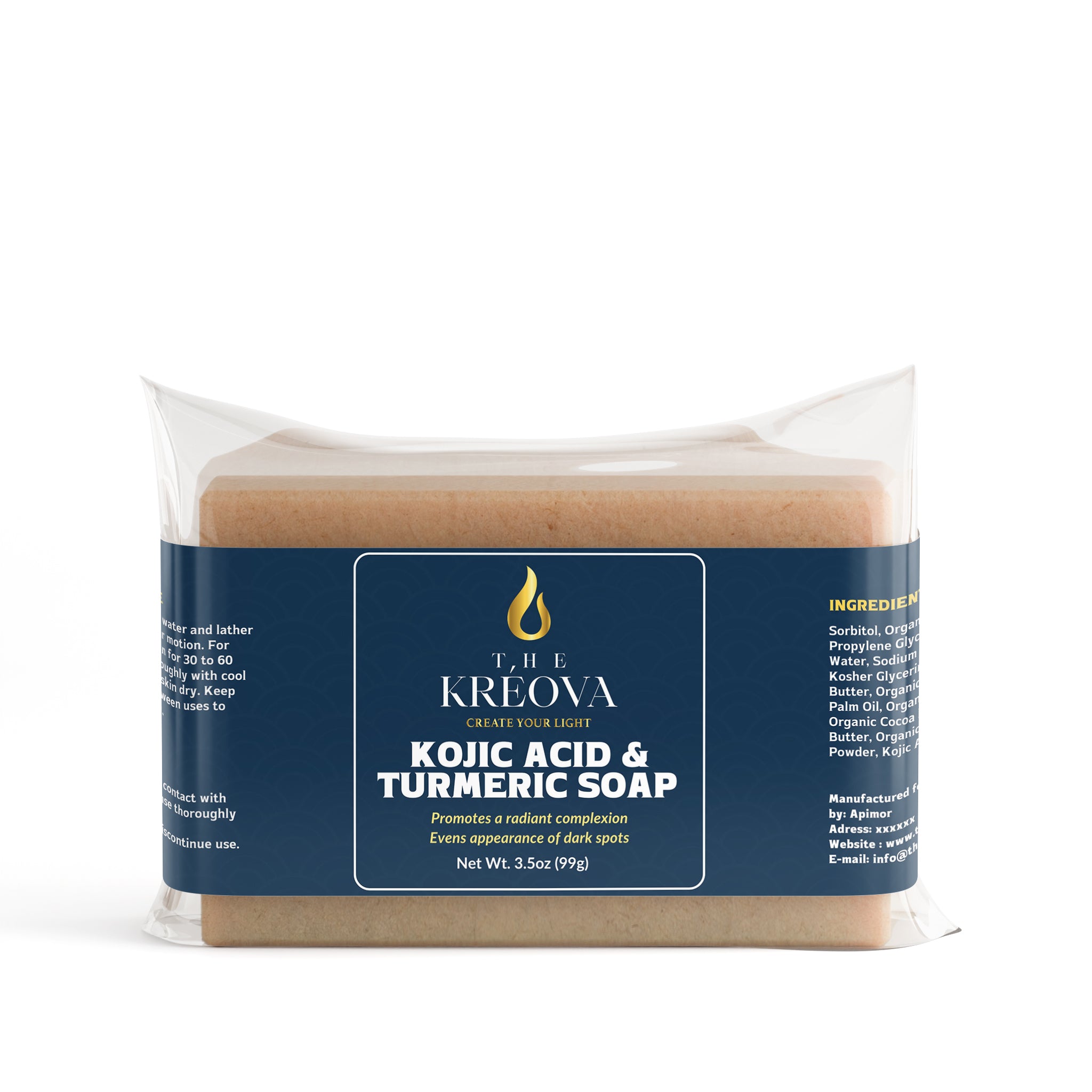 Kojic Acid & Turmeric Soap